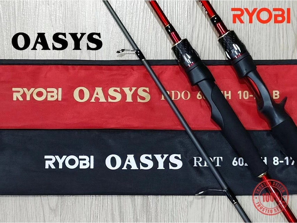 RYOBI OASYS SPINNING/ BAITCASTING(BC) FISHING ROD | Shopee Malaysia
