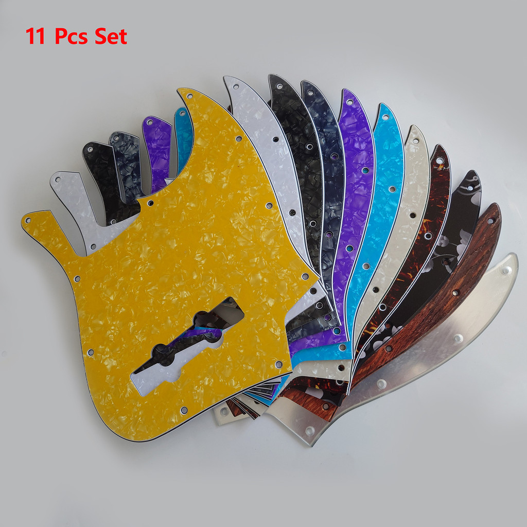 Fender Jazz Bass Pickguard 10 Hole White Pearl Moto 0992170000 for sale online e