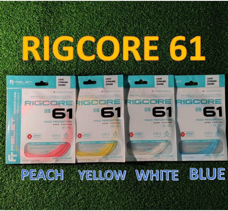 FELET RIGCORE 61 0.61mm⭐ Badminton String ⭐100%ORIGINAL⭐ Made in Japan ...