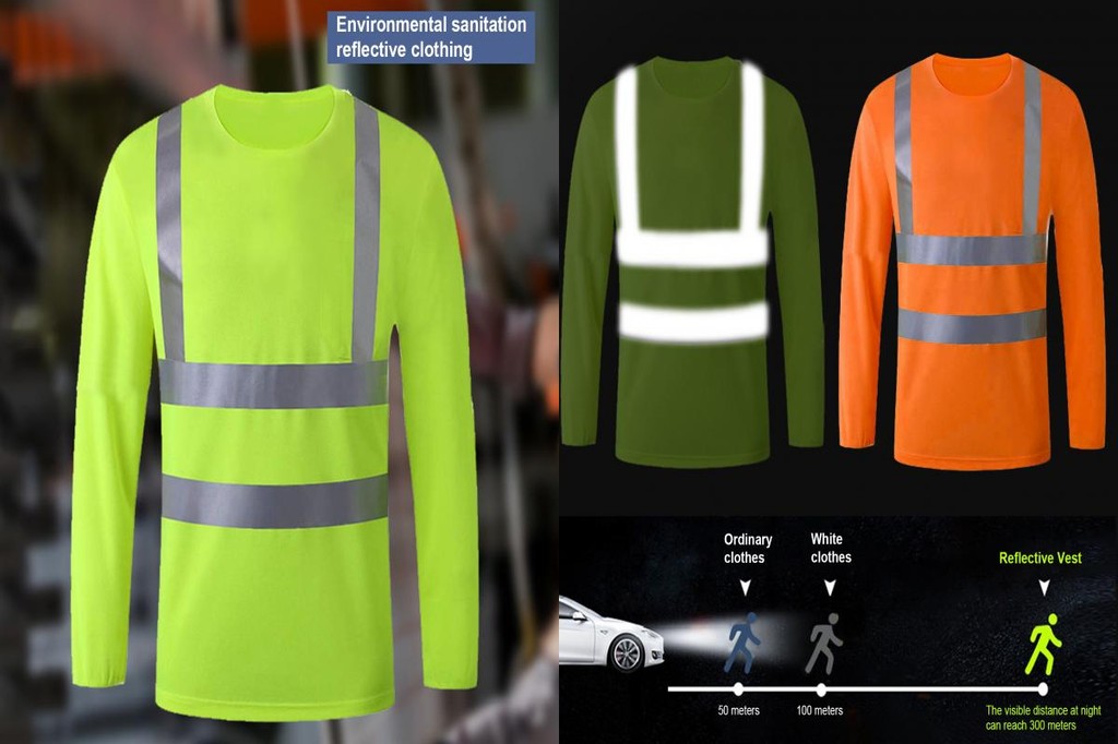 Reflective Sports Shirt Reflective Training Shirt Reflective Safety T ...