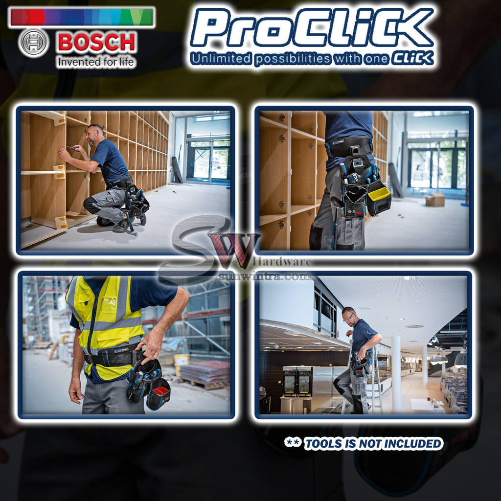 Bosch ProClick Tool Pouch GWT 2 Professional #1600A0265S Tool Bag GWT2 ...