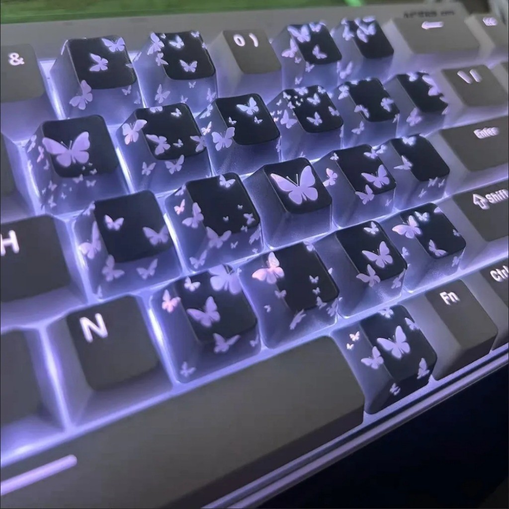 XVX Butterfly Keycaps OEM Profile 21 Keys IMD Process Light ...