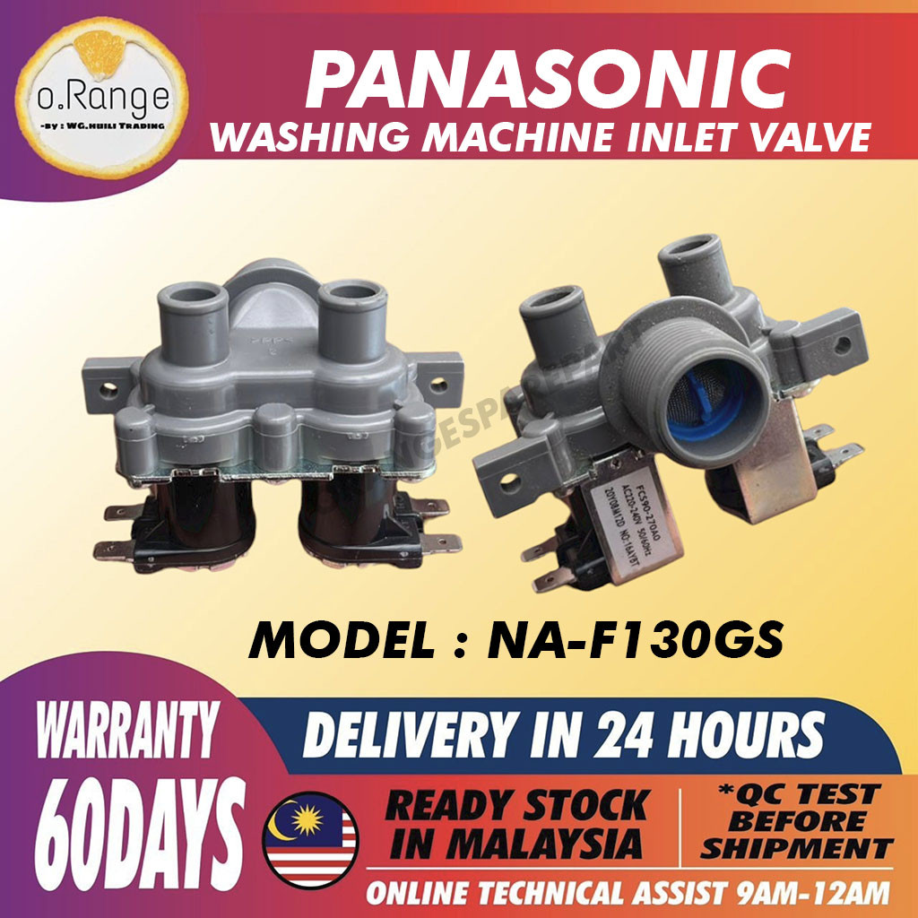 NA-F130GS PANASONIC WASHING MACHINE WATER INLET VALVE / INLET COIL ...
