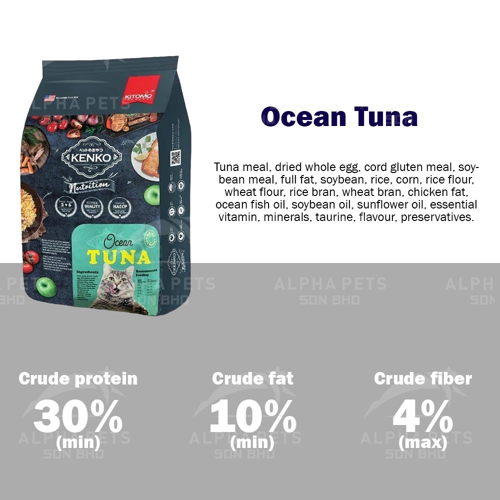 POODEE 4.5KG KENKO Nutrition Hair Skin Super Premium Omega 3 Cat Dry