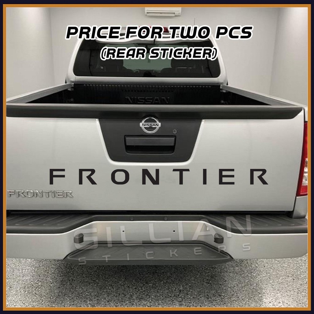 Nissan Frontier Car Sticker Body Left and Right Side Car Vinyl Decal ...