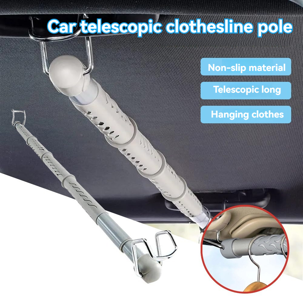 Universal Car Hanger Length Adjustable Extended to 1640mm Auto Car Coat ...