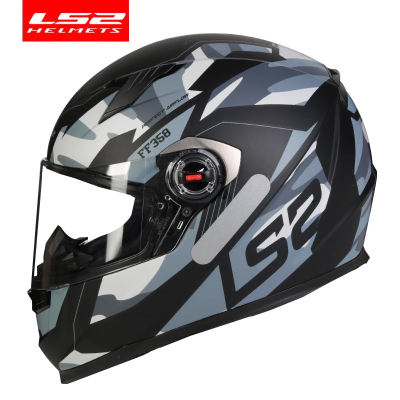 LS2 Clown full face motorcycle helmet ls2 FF358 motocross racing man ...
