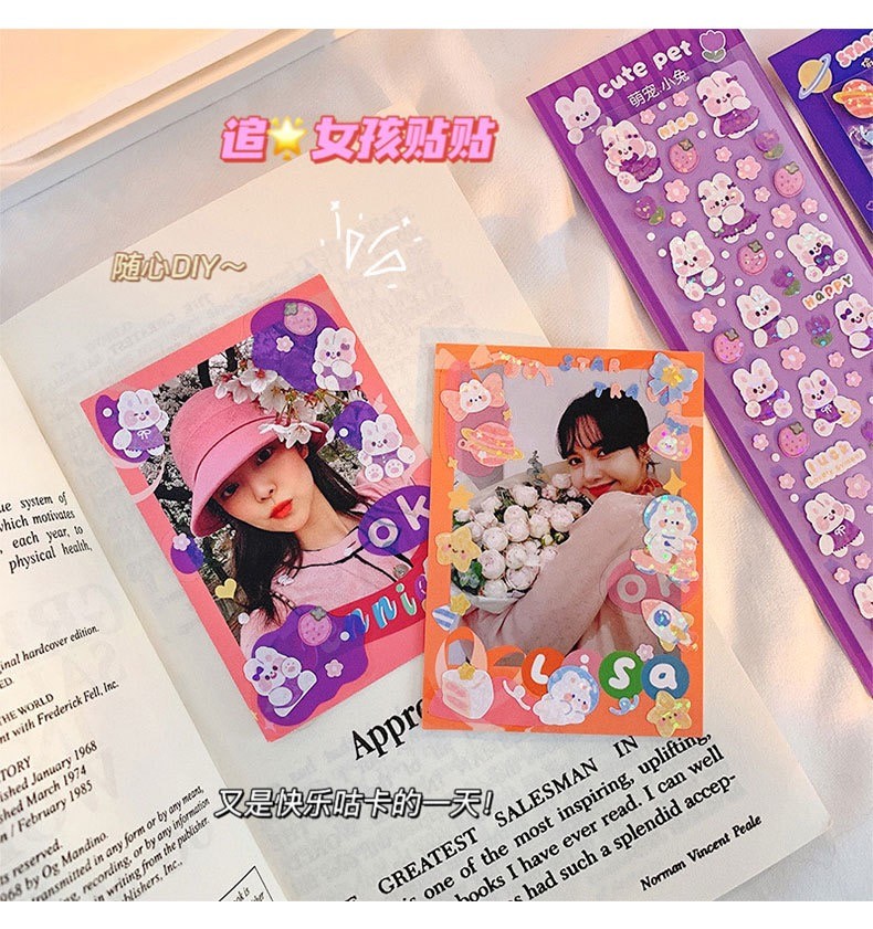 Sticker Cartoon Guka Pelekat Kartun Waterproof Cute Journal Sticker ...