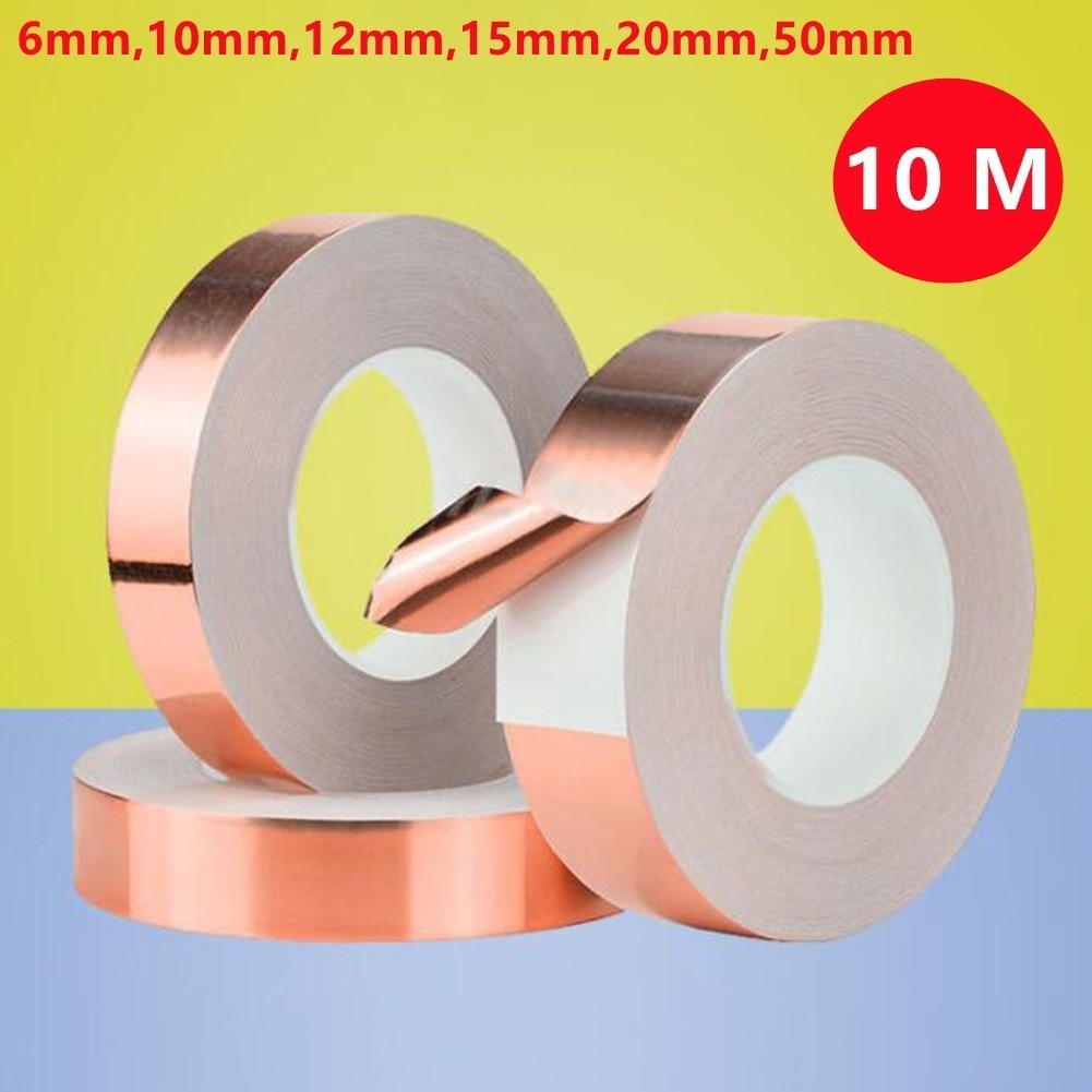 [supersl} 10m Adhesive Conductive Copper Slug Foil Tape Repellent