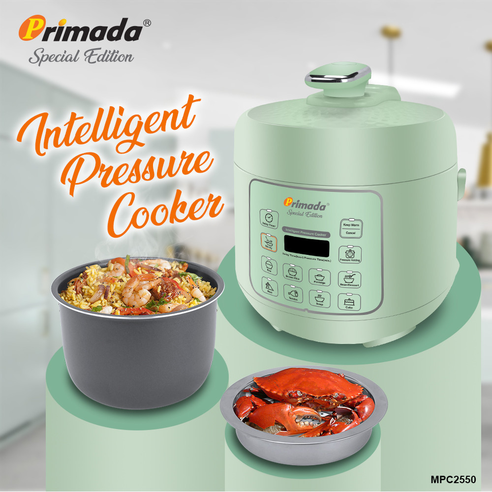 Primada Special Edition Intelligent Pressure Cooker MPC2550 Green