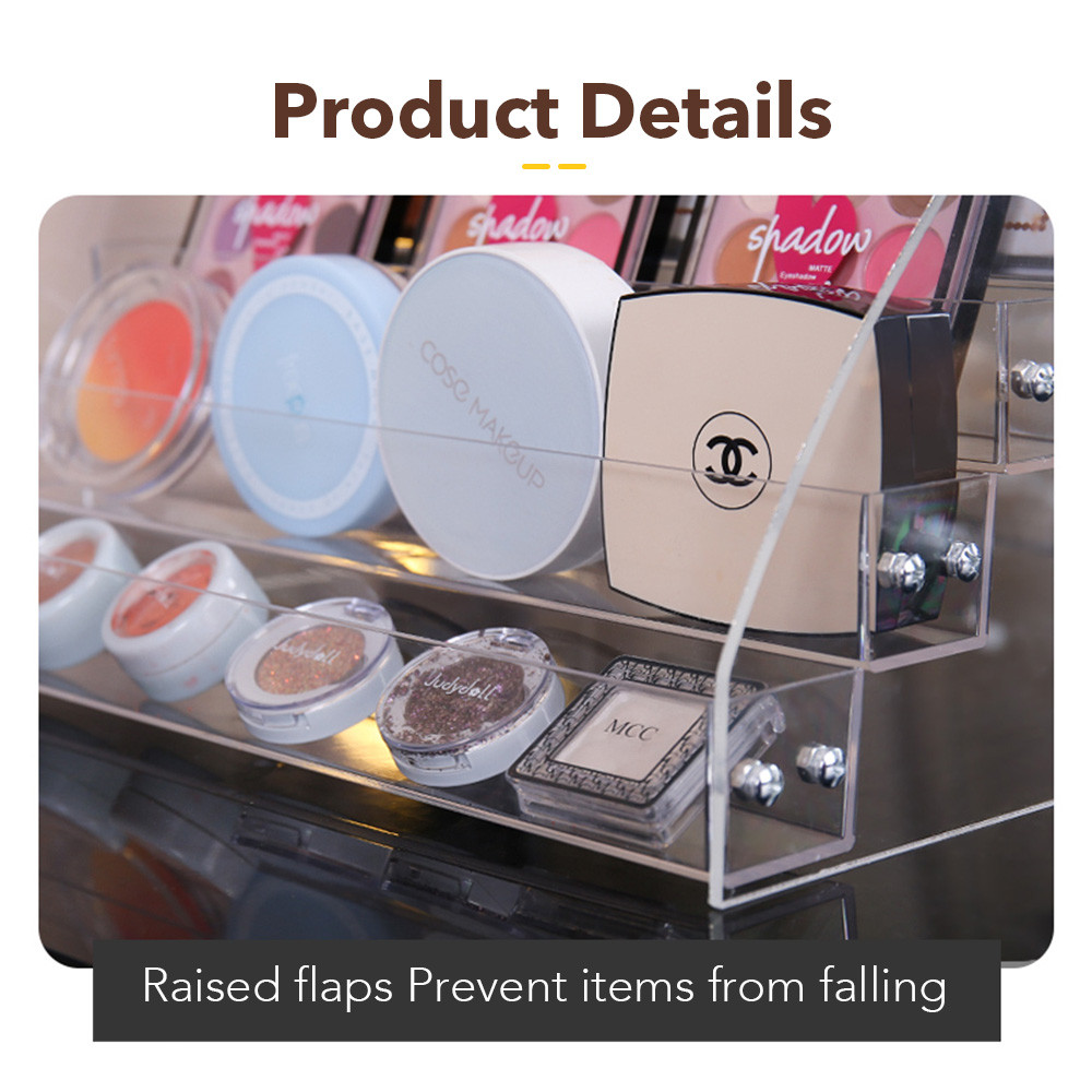 Acrylic Nail Polish Display Rack Lipstick Storage Organiser Perfume ...