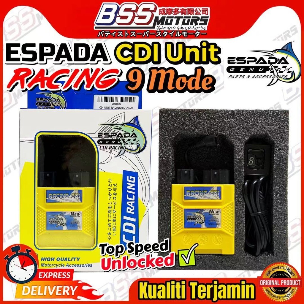 Espada ECU CDI Unit Racing 9 Mode Timing Kuda Letup Plug & Play EX5 ...