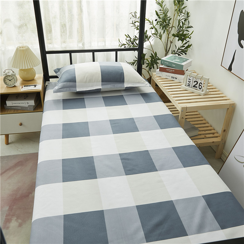 Dansunreve Flat Bed Sheet 床单 Geometric Print Student Flatsheet Star ...