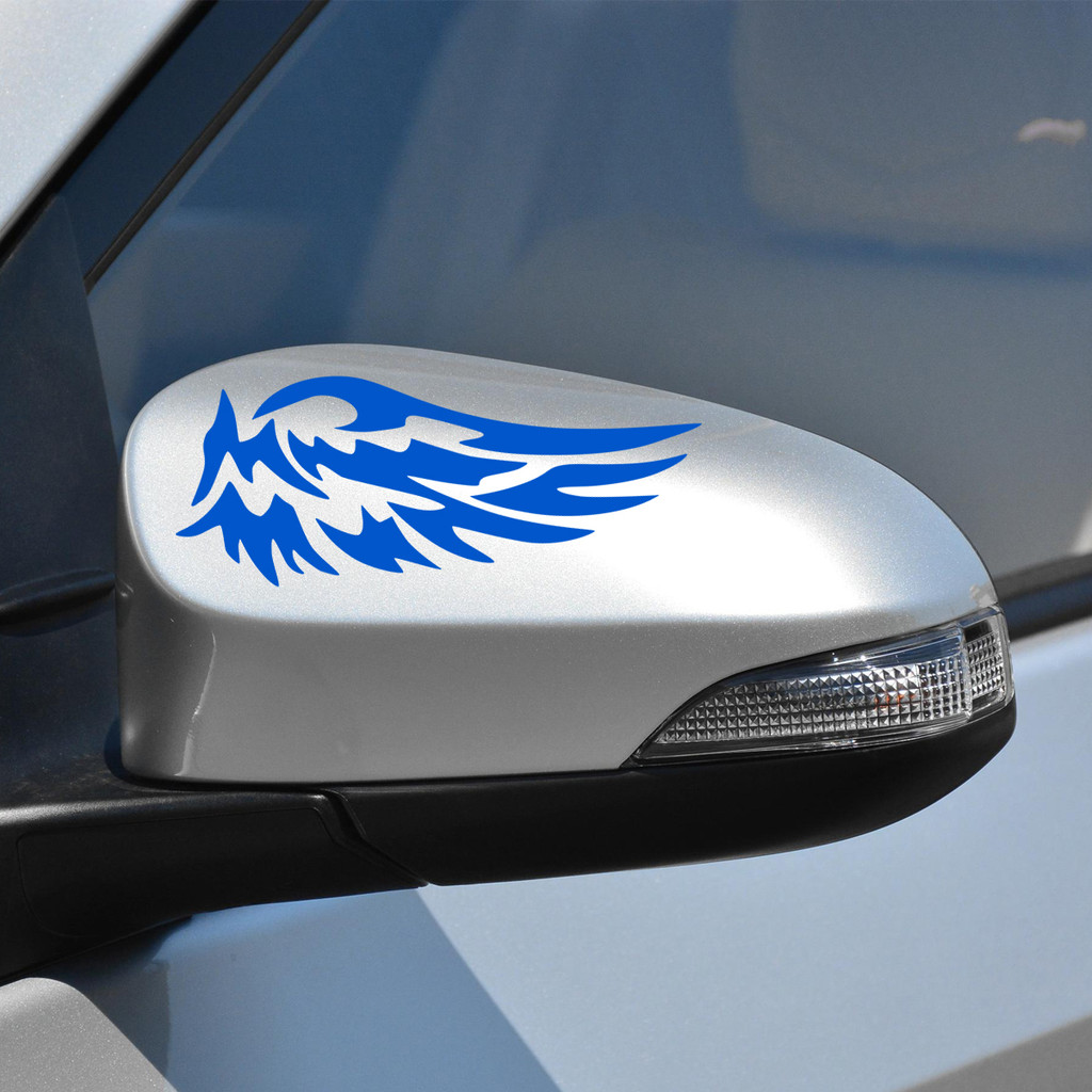 Feather Wing Car Sticker Reflective Car Body Rear Rearview Mirror ...