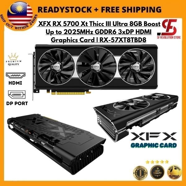 XFX Radeon RX 5700 XT THICC III Ultra 8GB GDDR6