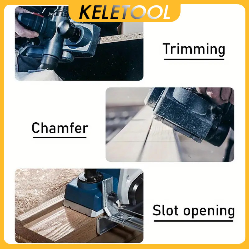 2200W inverted bracket electric planer spare blade handheld wood ...