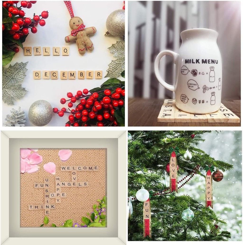 (LAL)100pcs/Set Capital Letter Lowercase Letter Wooden Alphabet ...