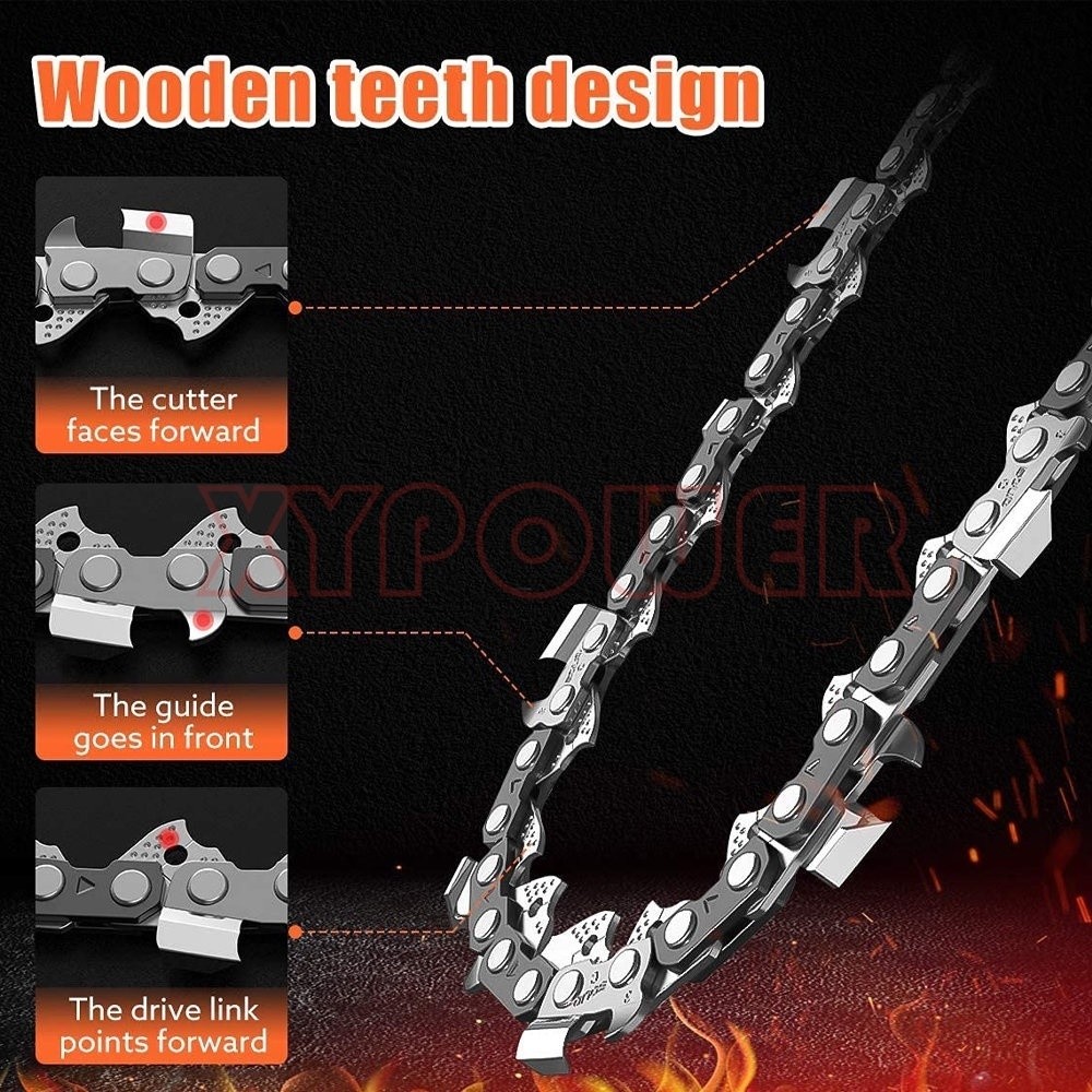 4 INCH - 16 INCH CHAINSAW REPLACEMENT PART ACCESSORIES GUIDE BAR CHAIN ...