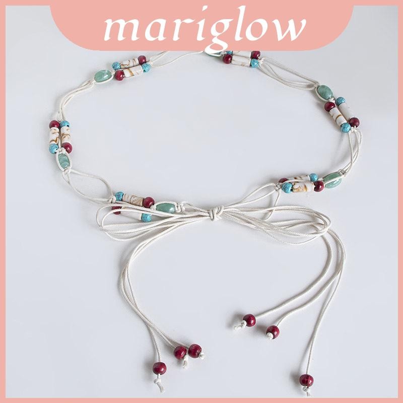 Ethnic Bohemian Waist Rope With Splicing Craft For Artsy Casual Outfits ...
