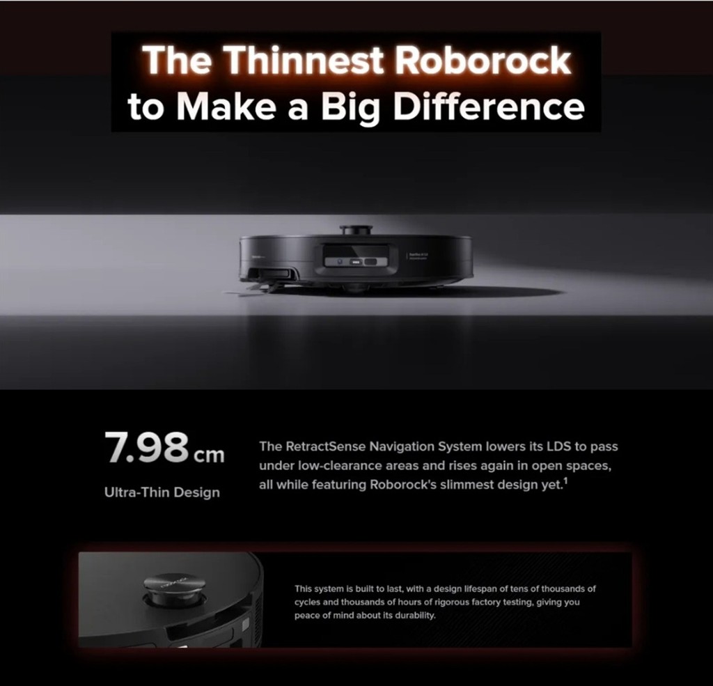 Roborock Saros 10 Robot Vacuum | FlexiArm™ Riser | Kawalan Suara dan ...