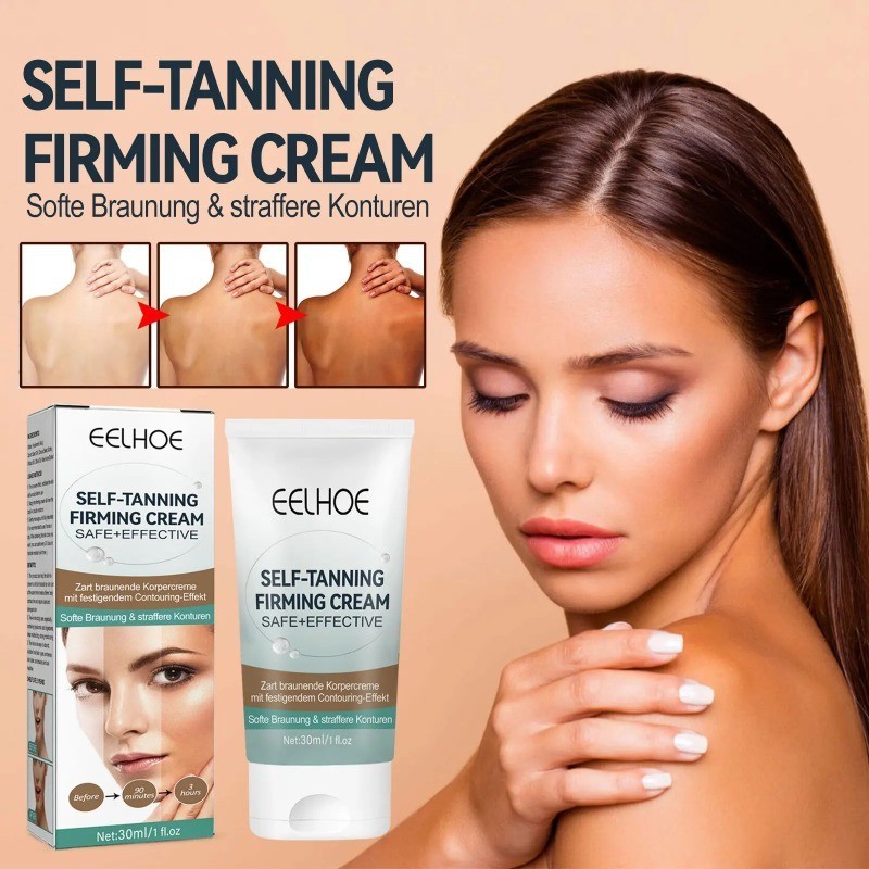 Body Tanning Cream Self-Tanning Body And Face Solarium Cream Self ...