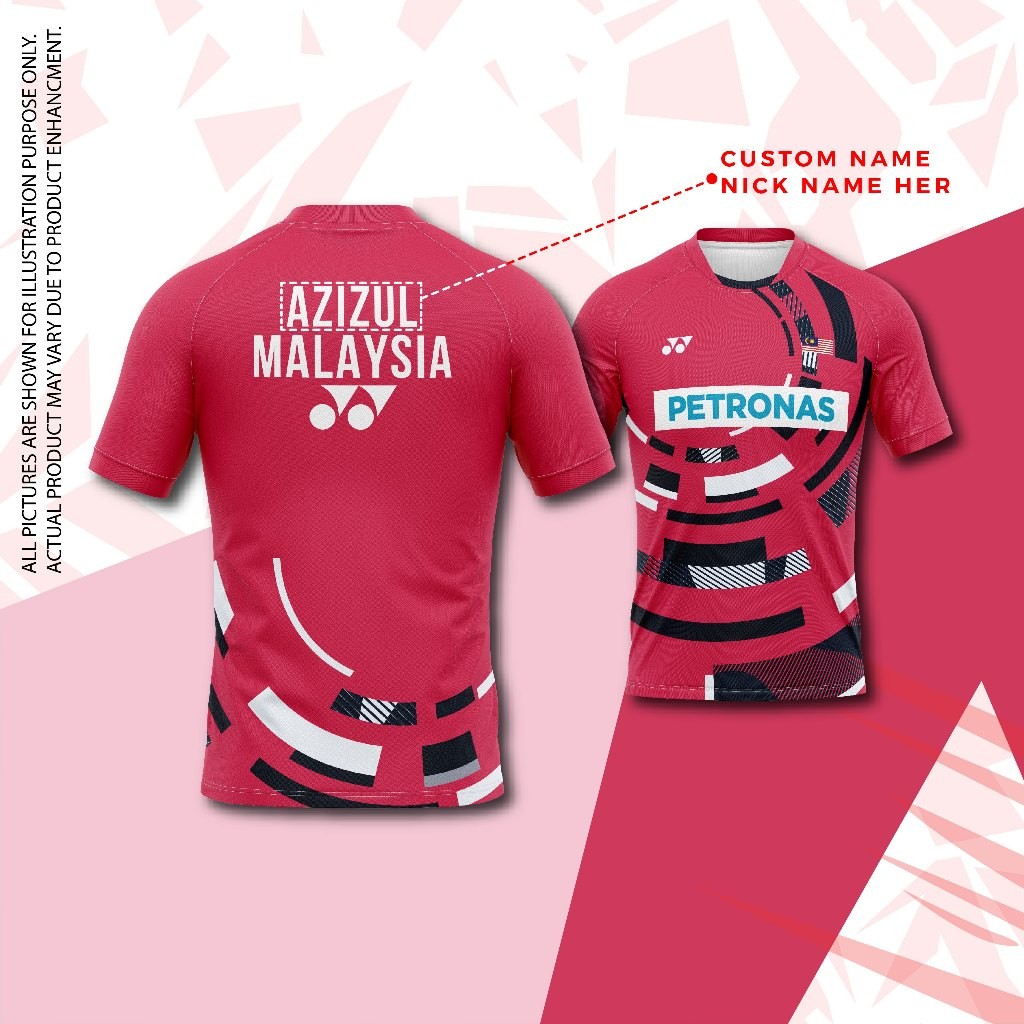 MALAYSIA BADMINTON JERSEY 2024, JERSI BADMINTON MALAYSIA (JAPAN OPEN