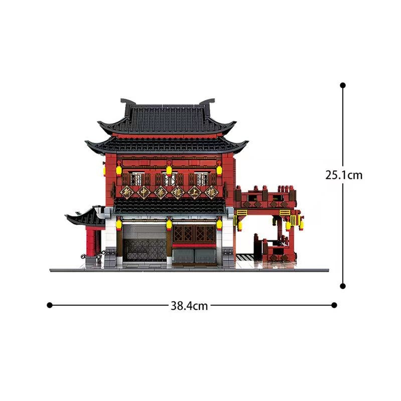 FallingWater Building Blocks 1221 Pcs WANGE Architecture Bricks Toy Set ...