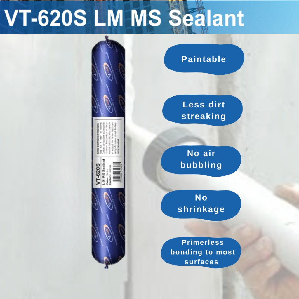 V-tech VT-620 S | LM MS Sealant | MS Polymer Sealants | Grey Black l ...