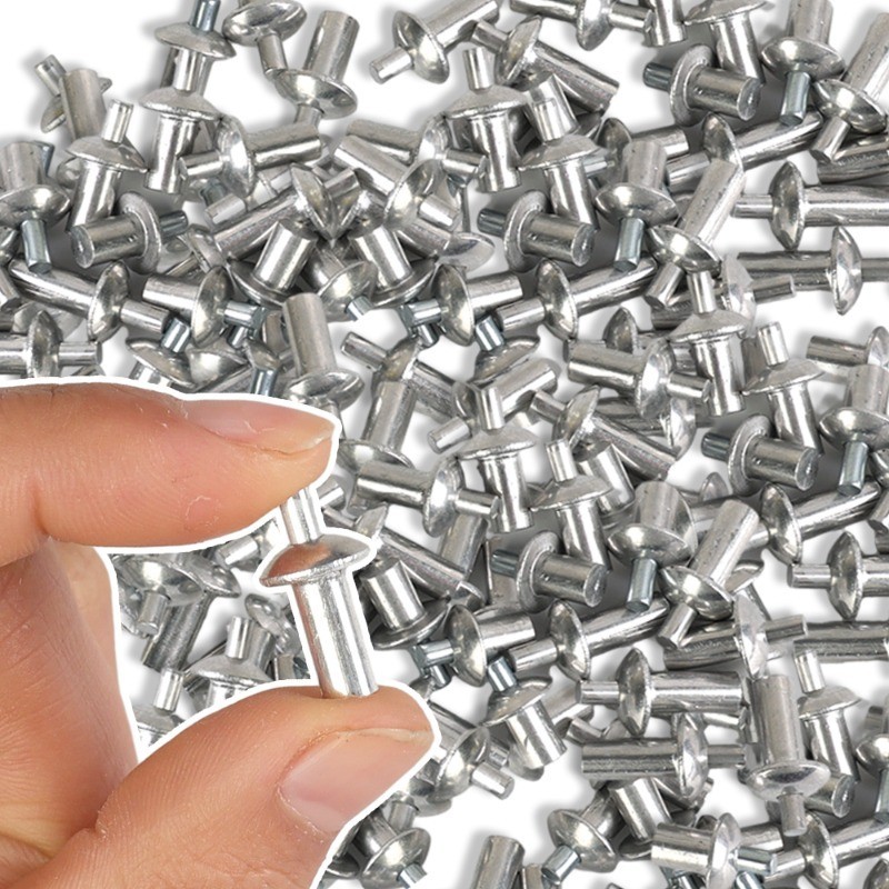 100Pcs Aluminum Alloy Expansion Rivets - Hammer Drive Expansion Rivets ...