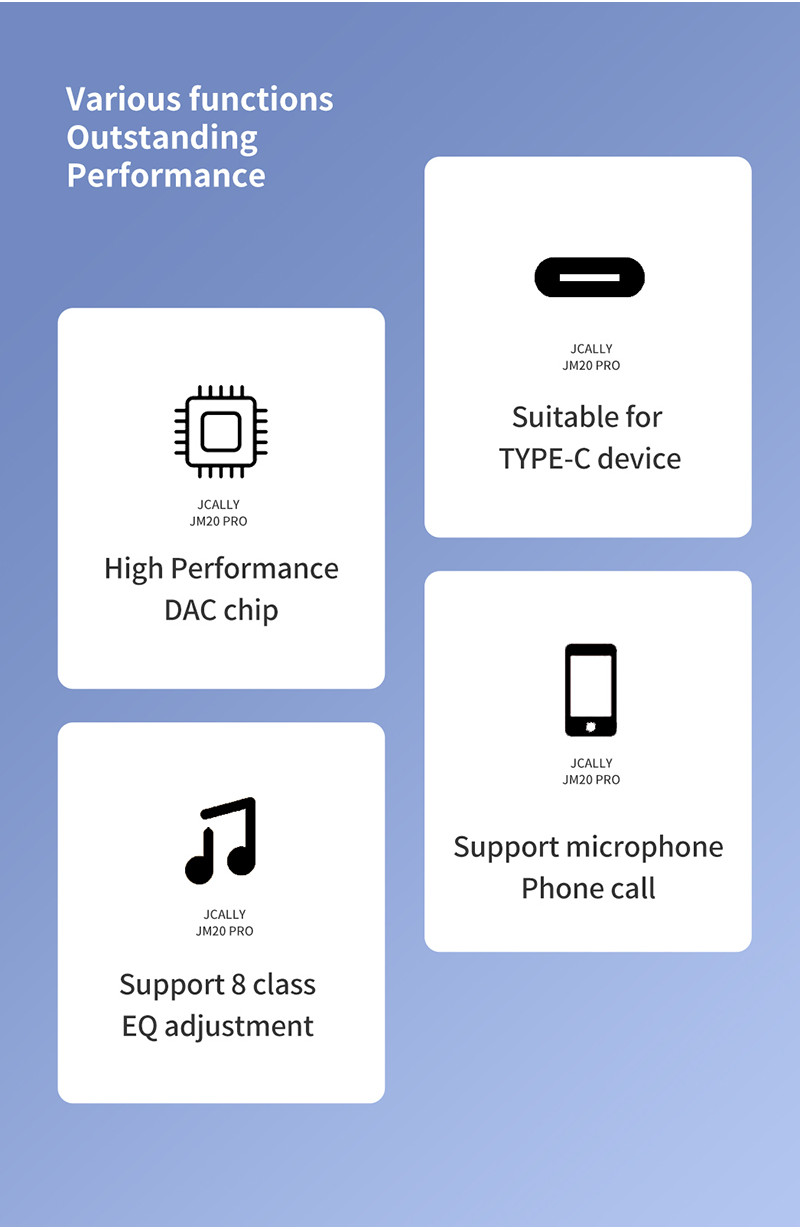Jcally JM20Pro, Dongle DAC and Amplifier: Type C to 3.5, CS43131 ...