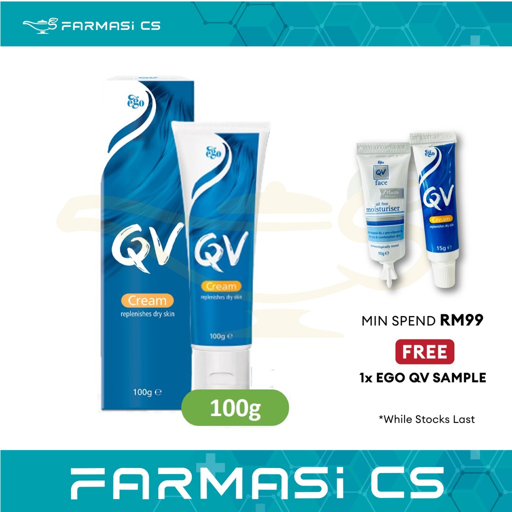 Ego QV Cream 100g EXP05/2025 [ Skincare, Moisturizer, Moisture
