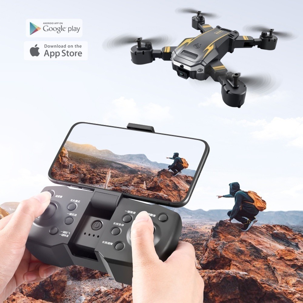 New small remote control drone 8K HD photography GPS 1000M | Shopee ...