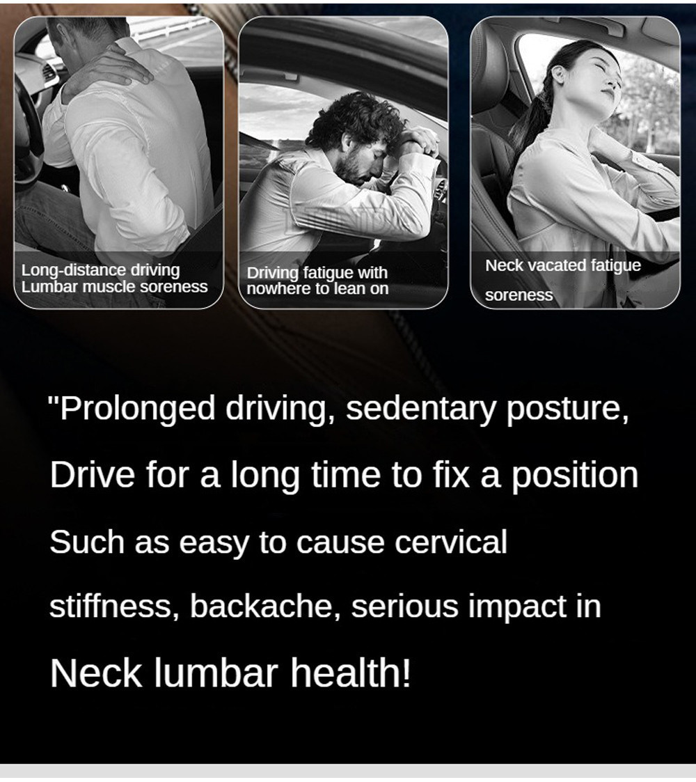 Car Headrest Nappa Leather Headrest Maybach Headrest Car Seat Cushion