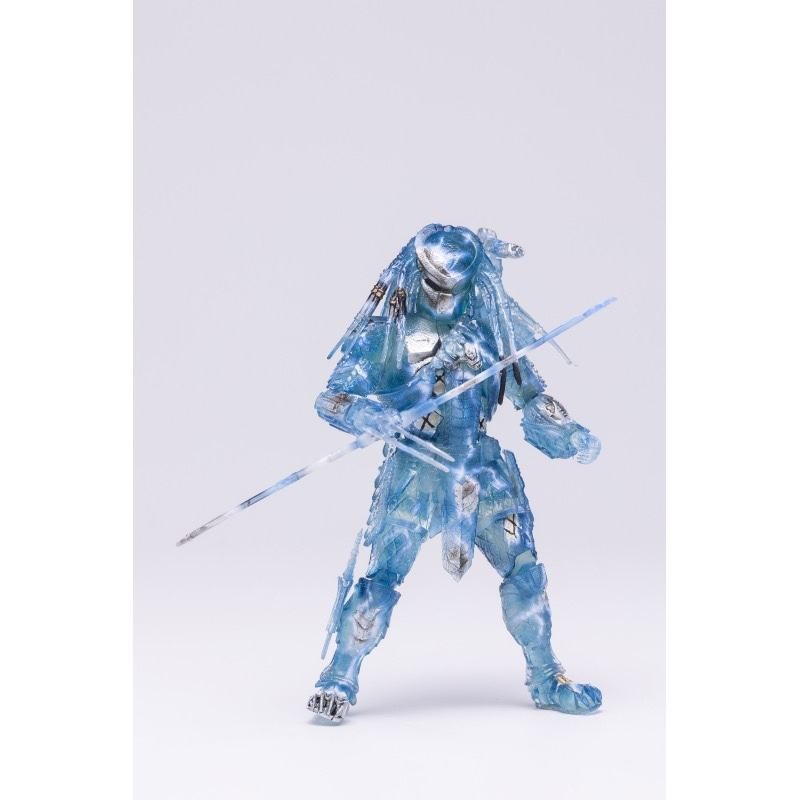 HIYA 1/18 Alien Vs. Predator Translucent Scar Predator 5-inch Super ...
