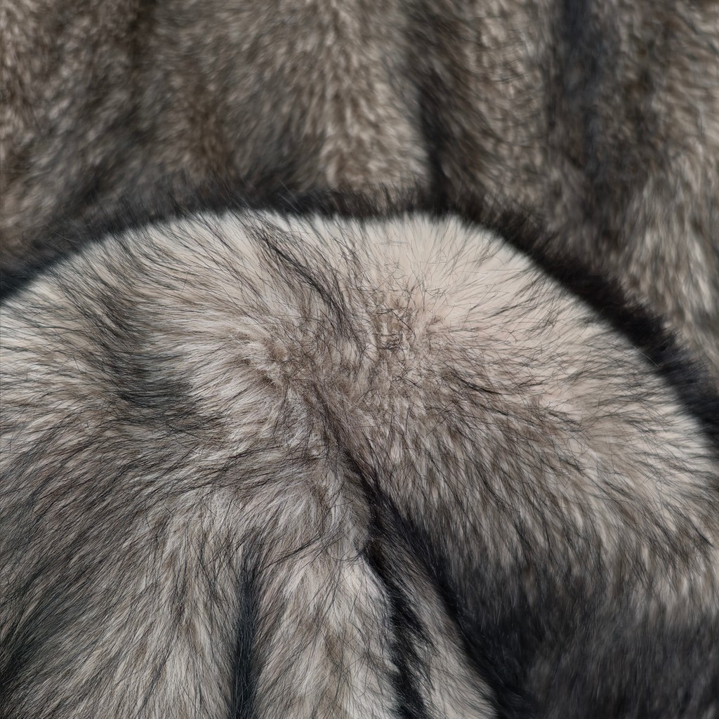 Long Plush Two-Tone Faux Fur Fabric with Mixed Animal Prints | Golden ...