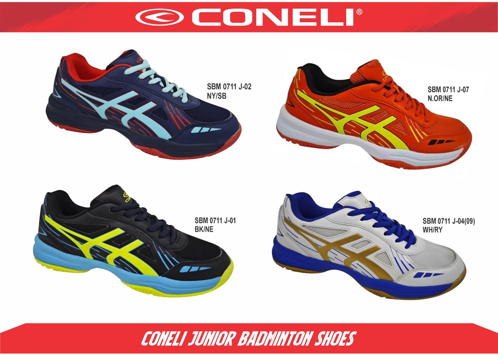 CONELI SBM 0711J CONELI JUNIOR BADMINTON/COURT SHOES | Shopee Malaysia