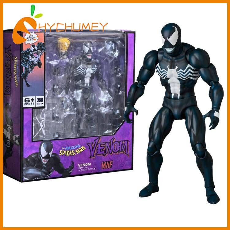 Mafex088 Quality High Venom Spider-man Action Figure With ...