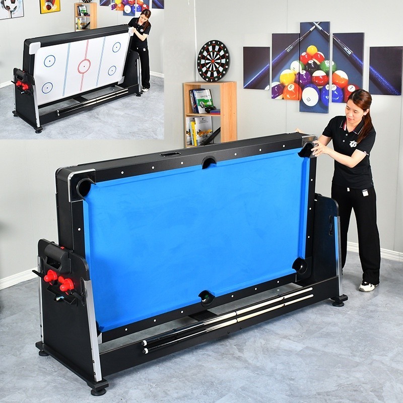7-foot 4-in-1 Billiard Table Pool Table Adult American Black 8 Billiard ...