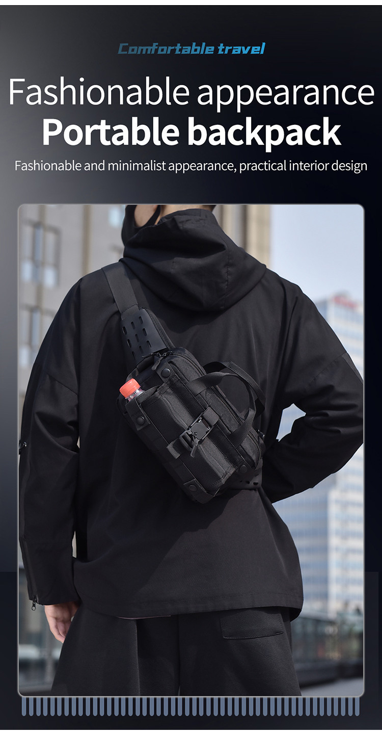 LABER LEE Premium Waist Bag Men Waterproof Crossbody Chest Bag Sling ...