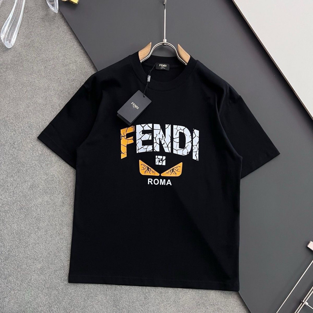 Fendi shirt with colorful letters best sale