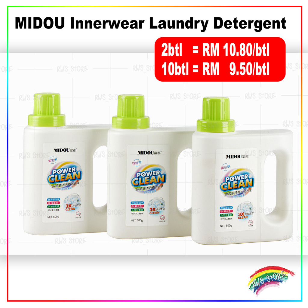 MIDOU Innerwear Laundry Detergent 密度内衣裤洗衣液 Detergen Pencuci Pakaian ...