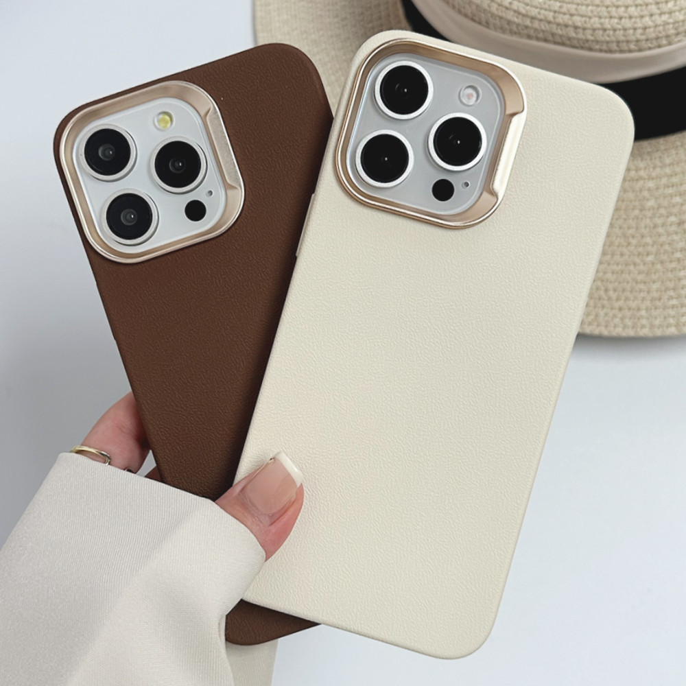 INS Solid Color Silicone Leather Phone Case for iPhone 16 11 15 14 13