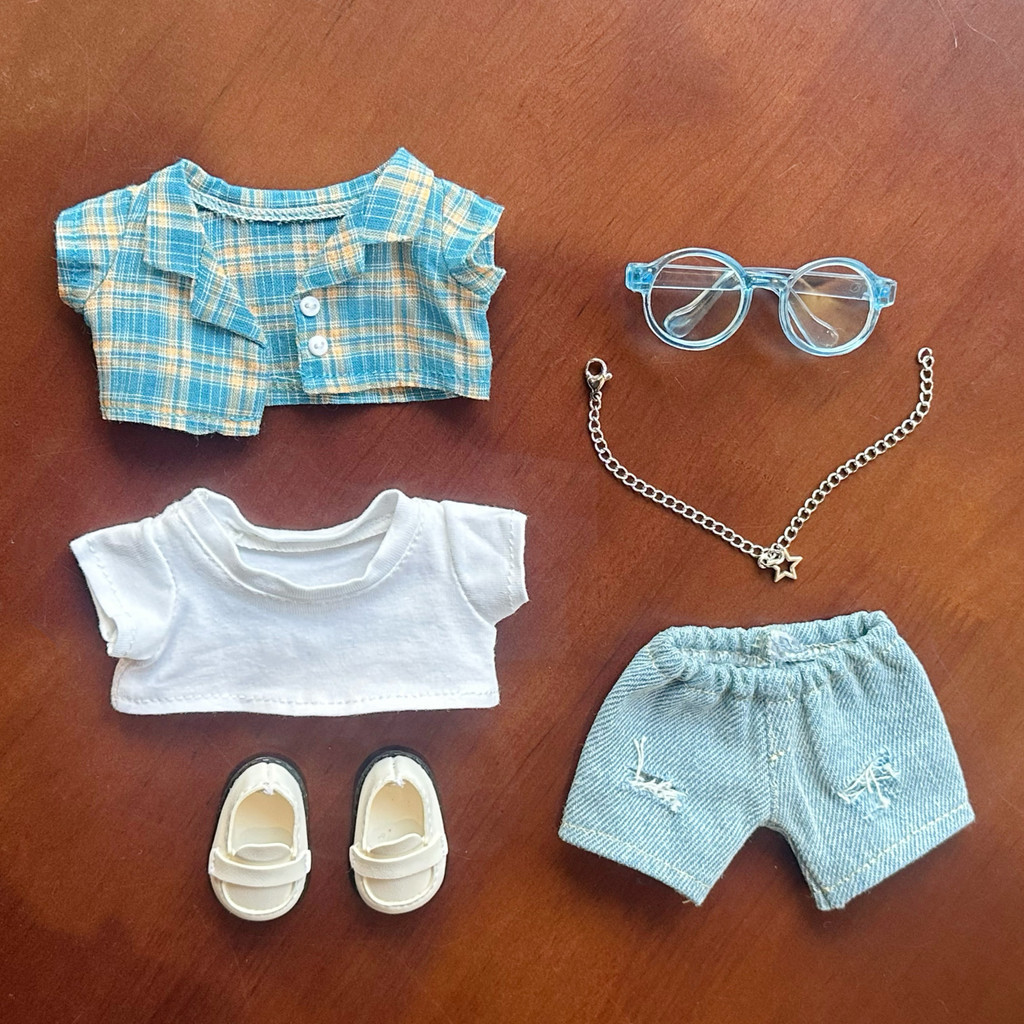 CF(Cloth Only) For Labubu Big Into Energy Series Baby Clothes Blue ...