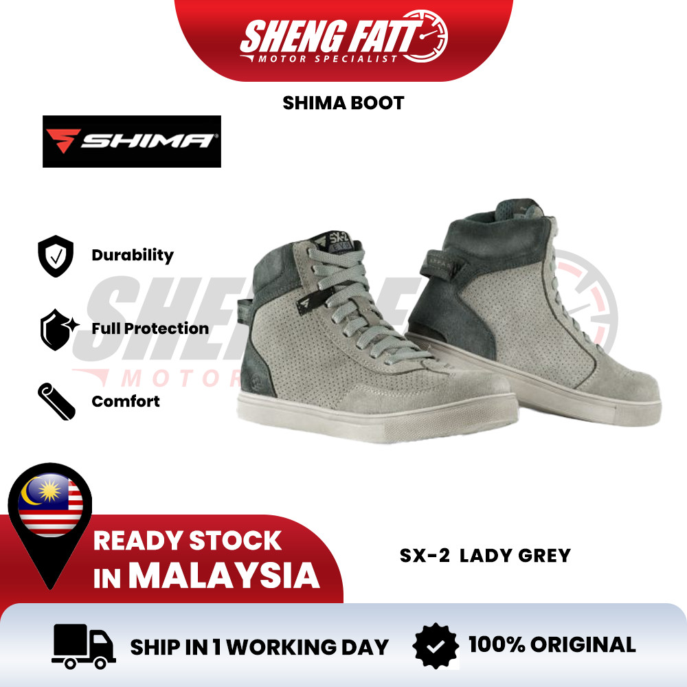 SHIMA SX-2 EVO LADY BOOTS - Riding Shoe Superbike Kasut Motor Shima ...