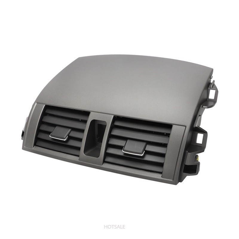 A-Premium Right Passenger Side Dashboard A/C Vent Panel - Compatible With Nissan Titan 2004-2015, Armada (Gray)
