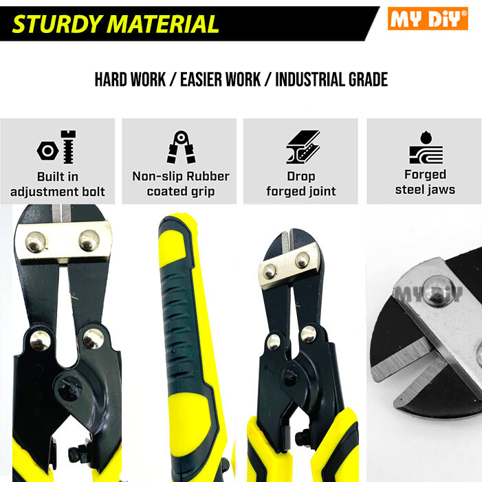 MYDIYHOMEDEPOT - 8 INCH MINI BOLT CUTTER MULTI FUNCTION WIRE CLIPPER ...