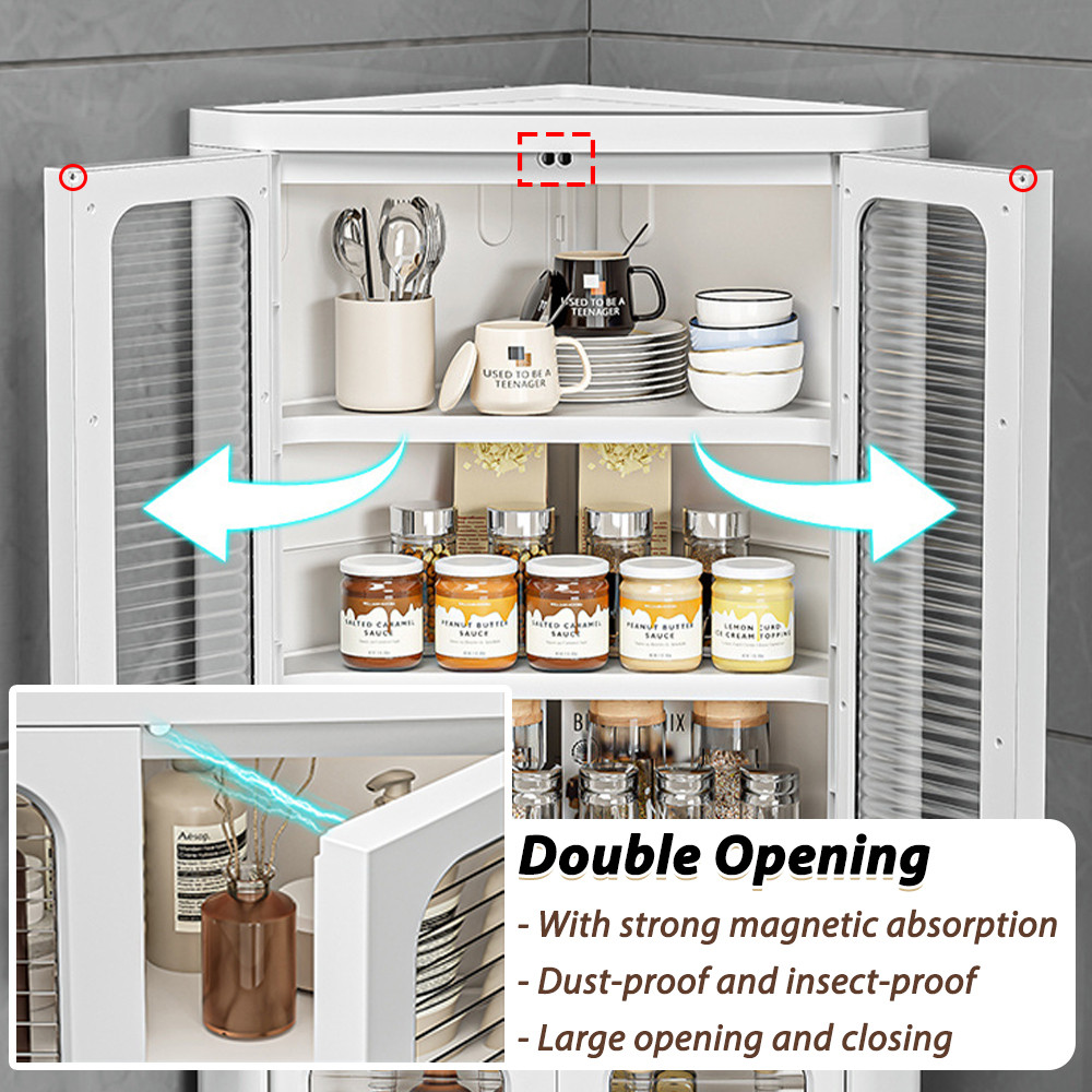 Encora Stackable Corner Storage Box Rak Sudut Storage Foldable