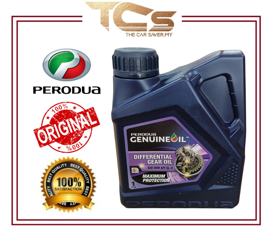 ORIGINAL PERODUA MANUAL GEAR OIL SAE 80W API GL-4 1L ( 9004M-30001 ...