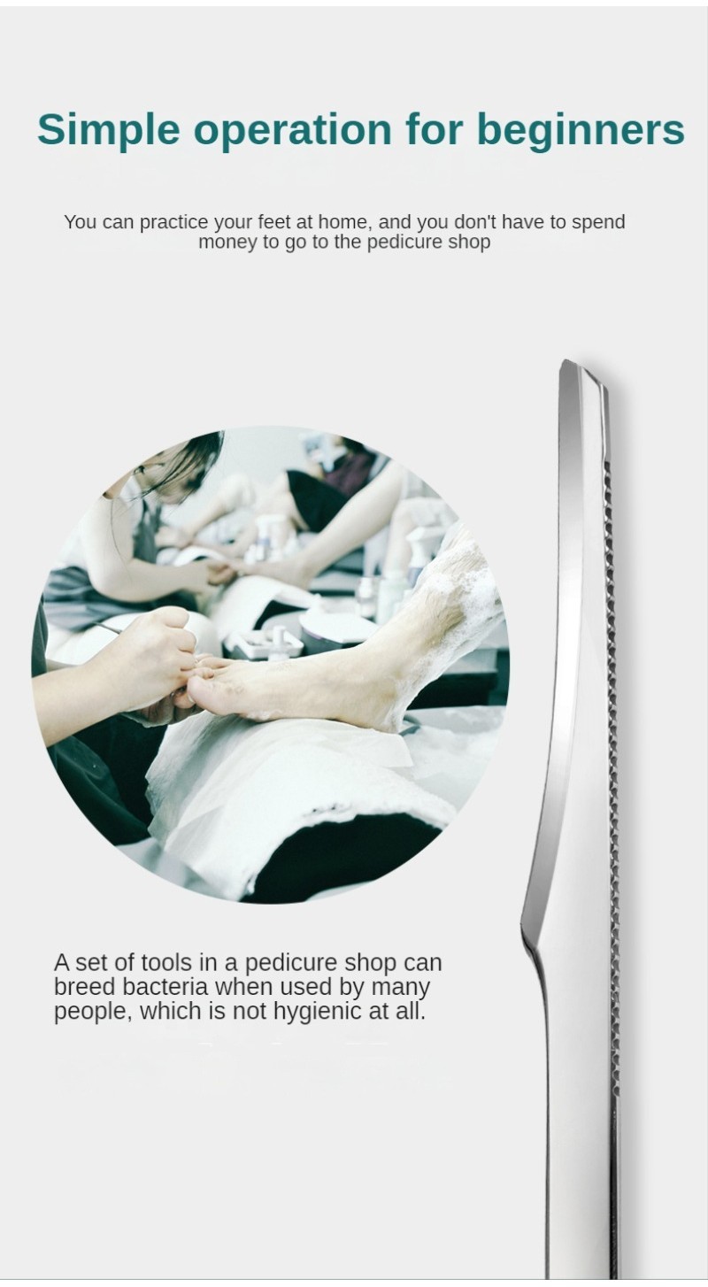 1/2Pcs Manicure Pedicure Tools Toe Nail Shaver Feet Pedicure Knife Kit ...