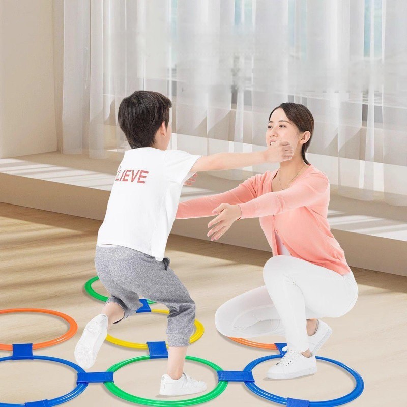 Kids Agility Training Rings Jumping Hoops Games Indoor Outdoor Jumping ...